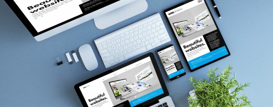 تطوير وتصميم المواقع